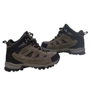 Eddie Bauer Men's Hiking Boots Leather Waterproof Size 8.5 Brighton Gorpcore